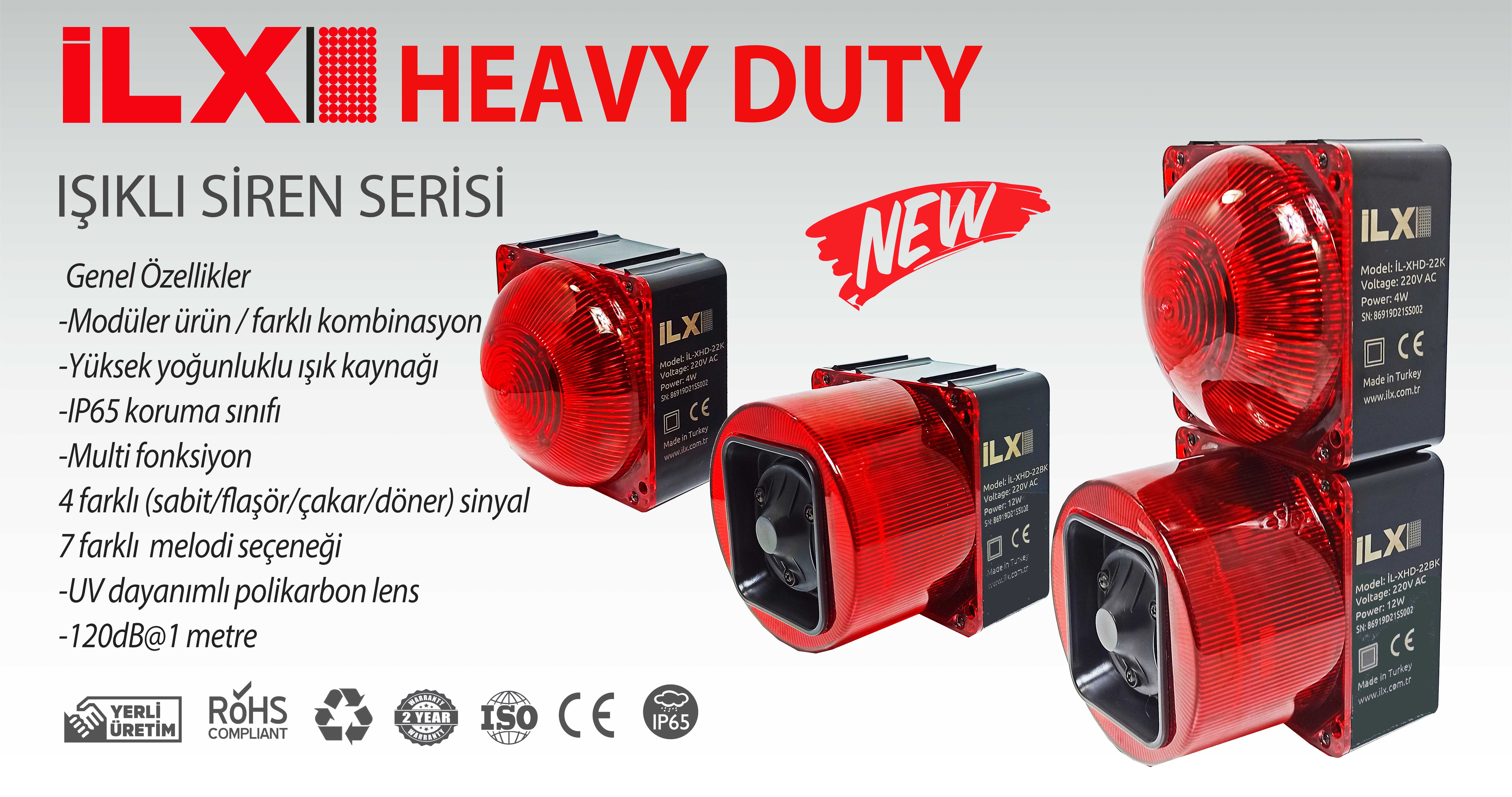 Yeni Heavy Duty İkaz Lambalarımız HP Serisiyle Tanışın