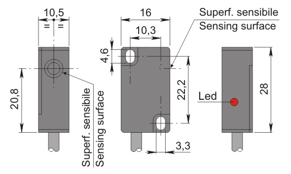 AECO İndüktif Sensör - SIP10-C2 PNP NO | İLX