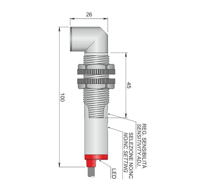 AECO Fotoelektrik Sensör - FT18-AP4-90 | İLX