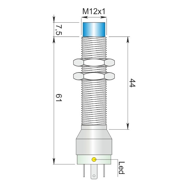 AECO İndüktif Sensör - SI12-AE4 NO K | İLX
