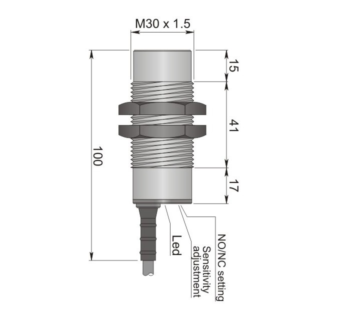 AECO Kapasitif Sensör - SC30SP-AE25 NO/NC | İLX