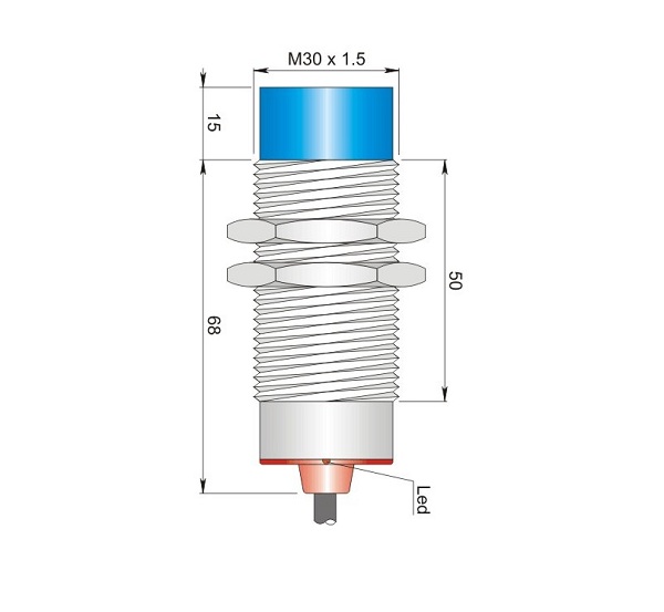 AECO İndüktif Sensör - SI30-AE15 NO | İLX