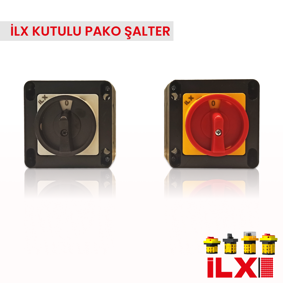 0-1 Aç-Kapa Pako Şalter 3 Fazlı A Tipi 48x48 | İL-XL4-A03-02018